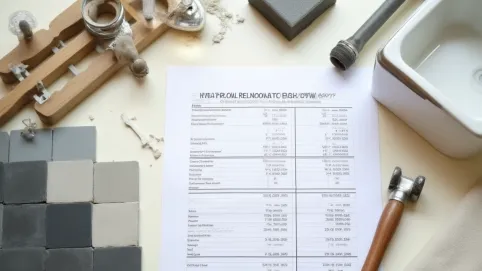 Przykładowy kosztorys remontu łazienki